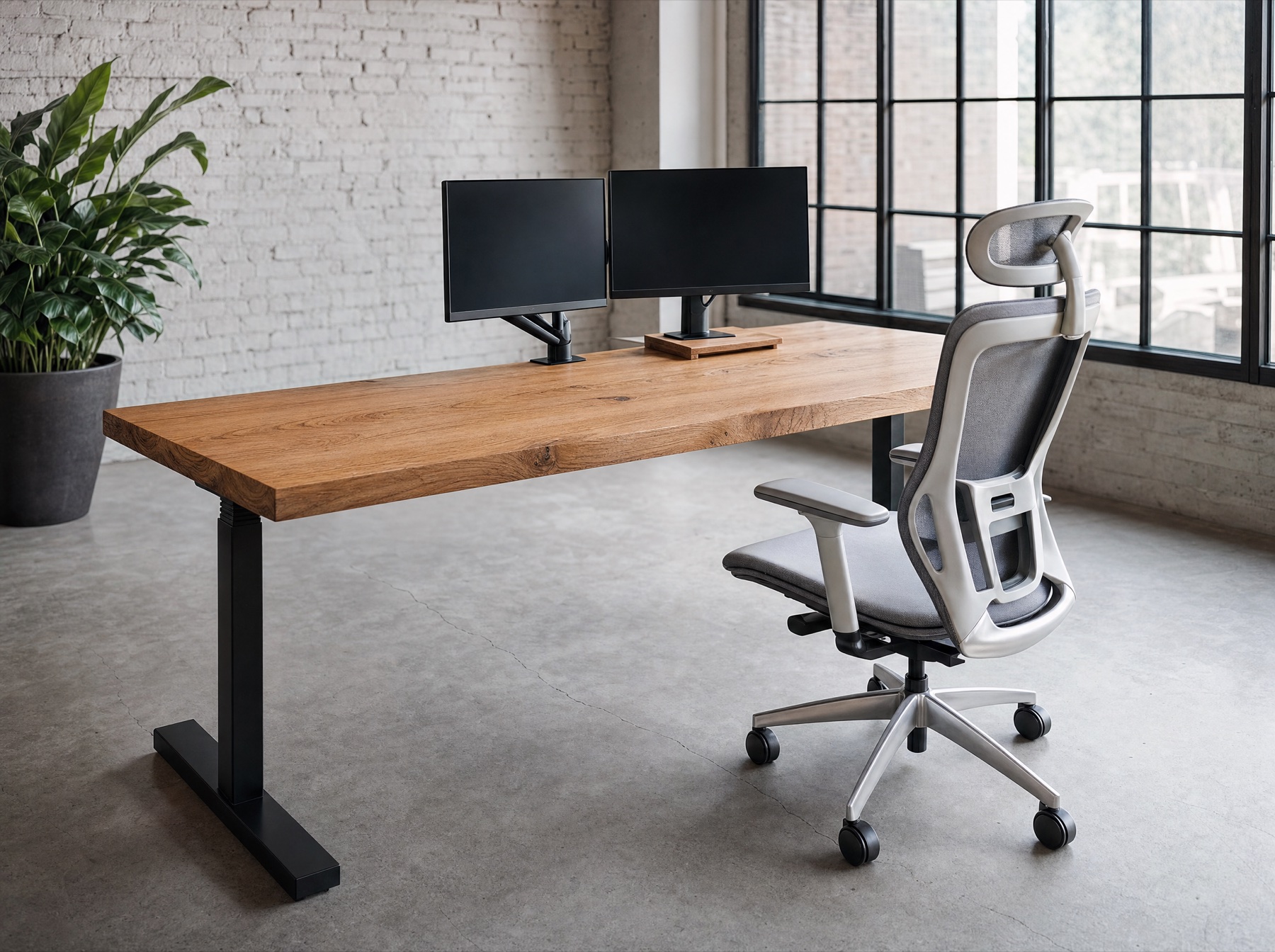 Standing desk tabletop finishes